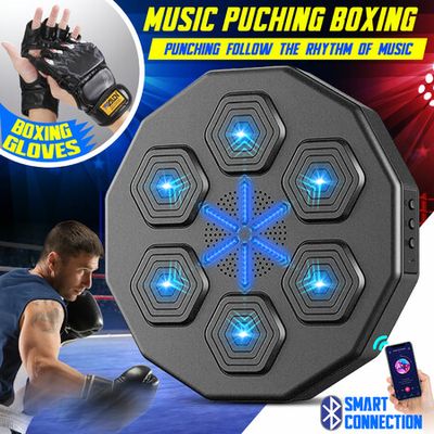 Boxing Machine Music Boxing Pads - Boxing Training Punching Bag, Electronic  Music Boxing Equipment, Smart Boxing Target Workout Machine Portable Music