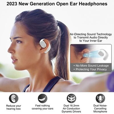 Open Ear Headphones Air Conduction Headphones Bluetooth 5.3 Touch