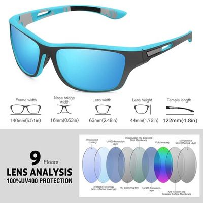 Polarized Sports Sunglasses for Men Driving Cycling Fishing Sun