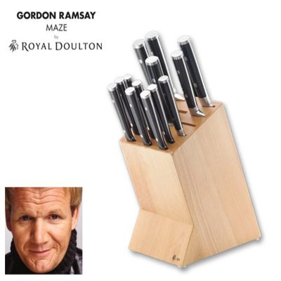 Gordon Ramsay by Royal Doulton Knife Block 