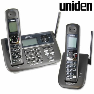 Uniden dect4086 with headset dect discount 6.0 2 line cordless phone system