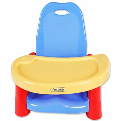 First years booster seat with online tray