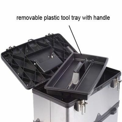 3 in 1 Heavy Duty Stainless Steel Mobile Tool Box Chest 3 PCs