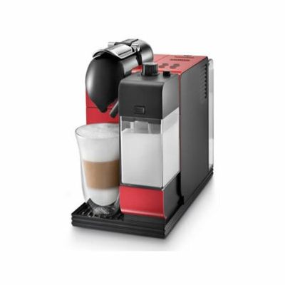 DeLonghi Nespresso Lattissima Coffee Machine Red