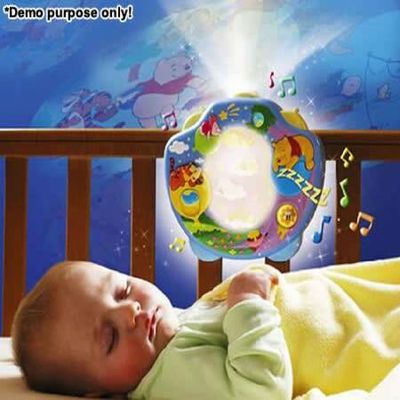 Tomy winnie the pooh best sale light up cot mobile