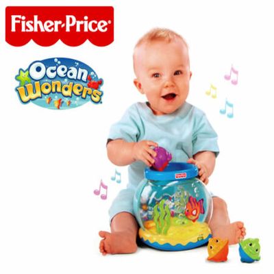 Fisher-Price, Toys, Fisher Price Ocean Wonders Musical Lights Fish Bowl  Infant Toy