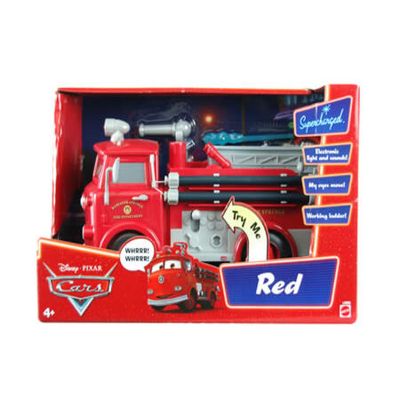 Disney cars red fire sales truck