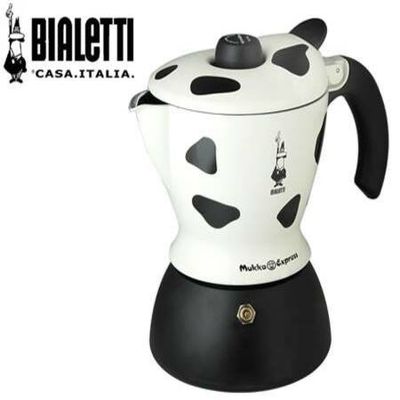 Mooka Cow Print Stovetop Espresso Pot