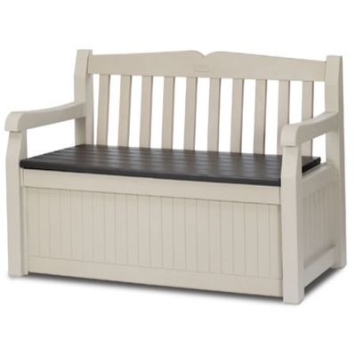 Keter eden plastic garden storage bench hot sale