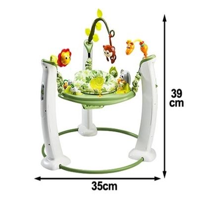 Evenflo exersaucer safari cheap friends baby jumper