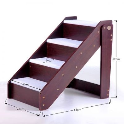 Pet Stairs Dog Cat Ladder Folding Puppy Ramp for Bed Car Couch 4