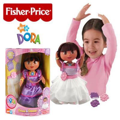 Fisher-Price Dress And Dance Dora Kids Toy Doll - www.CrazySales