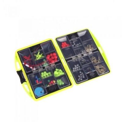 24 Compartments Fishing Tackle Box Full Loaded Hook Spoon Lure Sinker Water -resistant