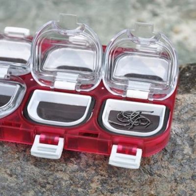 Mini Waterproof Fishing Tackle Box Fishing Hook Storage Case with