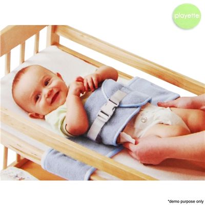 Changing table safety clearance belt