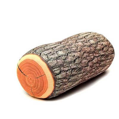 Wood best sale log pillow