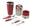 Handheld Compact Stainless Steel Pro-V Fruit Vegetable Juicer with Shaker and 4 Piece Decor & Garnishing Set