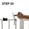 75cm High White Baby/Pet Safety Gate