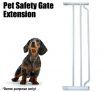 104cm High Baby/Pet Safety Gate 23cm Extension - White - K259A