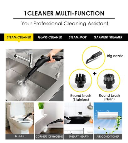 maxkon 2000w powerful multi function steam cleaner mop