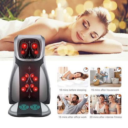 NURSAL Back Massager Shiatsu Massage Seat Cushion with Heat Function 