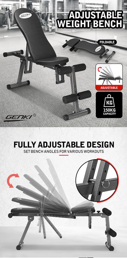 Genki discount weight bench