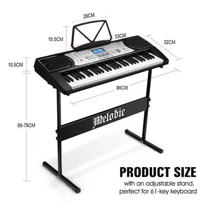 Royale 61 key electronic on sale piano keyboard & stand