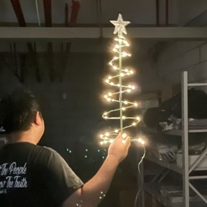 Spiral deals tree lights