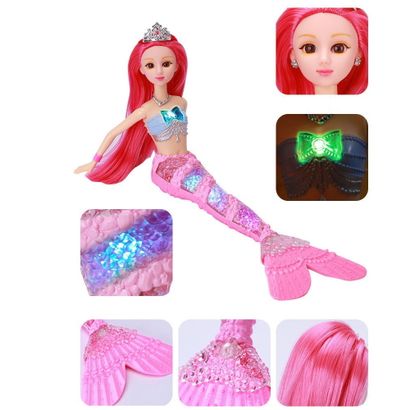 Ariel barbie with light up tail hot sale