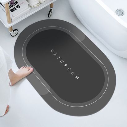 Rapid Water Absorption Non-slip Mat Quick Drying Bathroom Carpet Toilet  Floor Entrance Door Mat Household Rug Home Doormat Pads