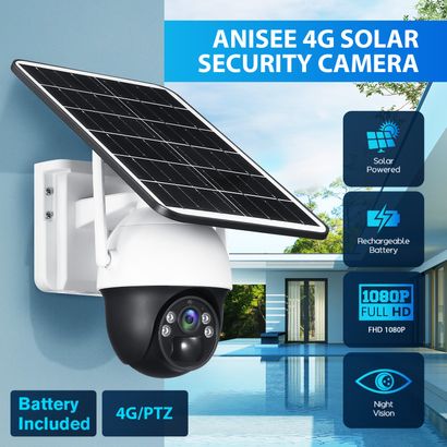 5G 1080P Solar Powered Battery Camera Wireless Outdoor Security Camera  System HD