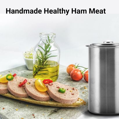 Ham Maker Stainless Steel Homemade Deli Meat Press Bacon Mold