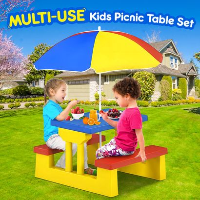 Childrens hotsell bench set