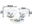 Ashdene Tea For One - Blue Hydrangea Design