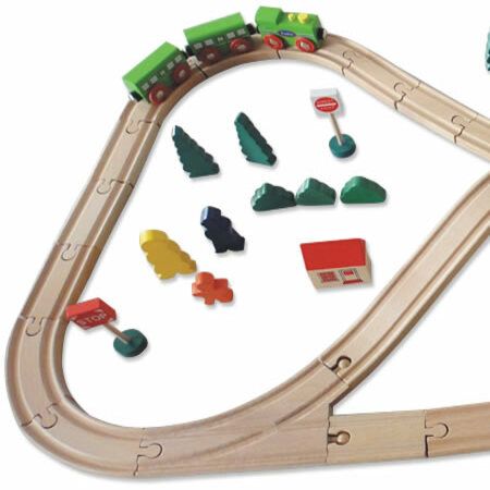 70 piece wooden train set deals