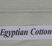 Luna Luxury Single Size Sheet Set 100% Egyptian Cotton 375 Thread Count Sateen Fitted & Flat Sheet / Pillowcase Set - Solid Sage