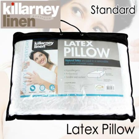 killarney linen memory foam pillow