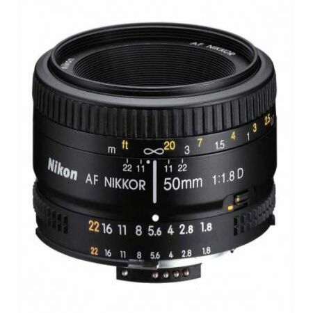 Nikon AF 50mm f1.8D Lens
