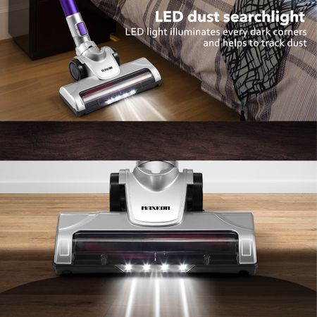 cordless stick vacuum with led lights