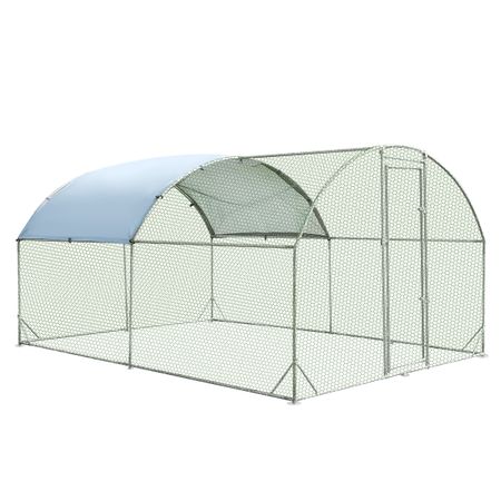 Chicken Coop Run Chook Pen Shelter Walk In Rabbit Hutch Dog Cat ...