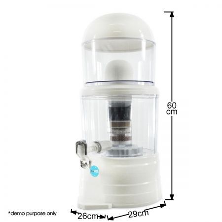 Free Shipping! Aqua Filter 14 L Bench Top Water Filter Purifier Dispenser