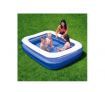 BESTWAY Blue Rectangular Inflatable Outdoor Family Pool - 201cm x 150cm x 51cm