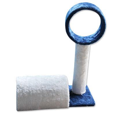 Cat Scratching Post 51cm Play Centre with Tunnel and Half Pipe