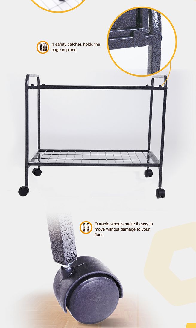 Large StandAlone Bird Cage on Wheels Crazy Sales