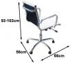 Student / Computer / Office Low Back AMES Chair Height Adjustable - White