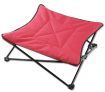 Steel Frame Cushioned Hammock Style Pet Bed - 65cm x 65cm - Red