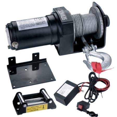 winch 2000lbs 907kg remote