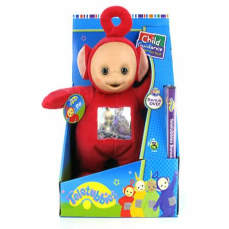 teletubbies clip on soft toy