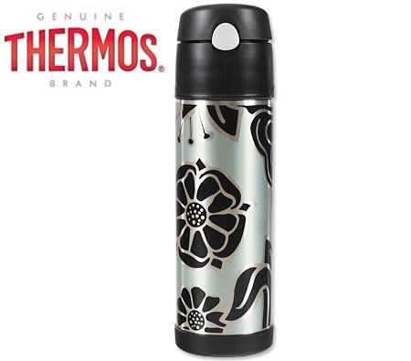 Thermos Thermax Vacuum Insulated Flower Beverage Bottle - 18 oz
