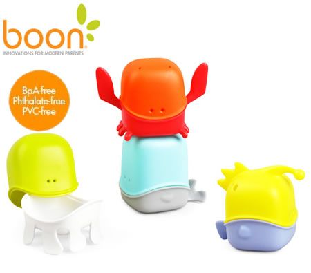 Boon Creatures Interchangeable Bath Toy Cup Set